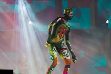 Concurso de maquillaje corporal del Carnaval de Las Palmas de GC (Foto Antonio Rico)
